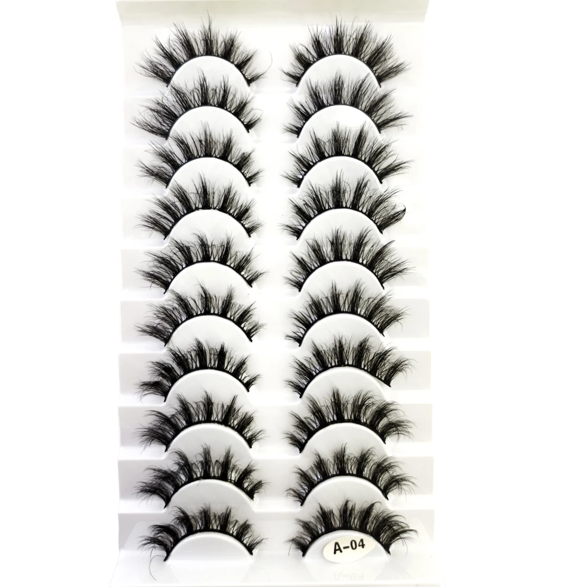 10 Paar Mix-Wimpern aus Nerz, flauschig, dramatisch, falsche Wimpern, natürlich, lang, künstlicher Nerz, dünne, künstliche Wimpern, sieht aus wie Verlängerung XH01 – Detail 36