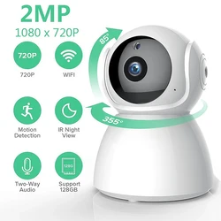 WiFi 1080P HD Baby Monitor With Camera Video Baby Sleeping Nanny Cam Two Way Audio Night Vision Home Security Babyphone Camera