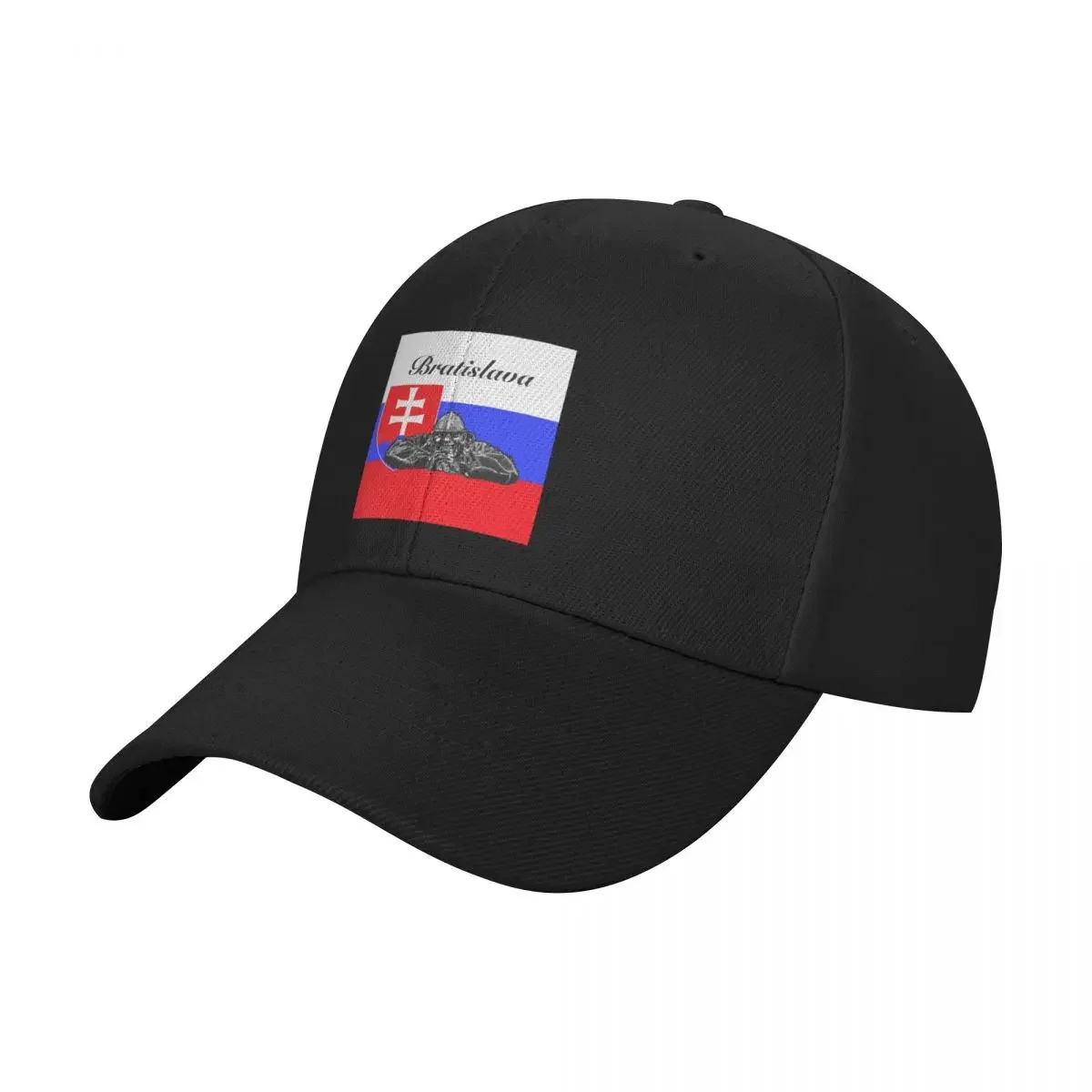 Bratislava, Slovakia, ?umil (The Watcher) Baseball Cap Fishing cap Icon Big Size Hat winter hats for men Boy Women's