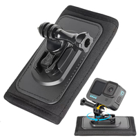 Backpack Strap With 360° Rotate Buckle J-Hook Quick Release Shoulder Mount for GoPro Hero 11 10 9 8 7 6 5 Dji Action 2 Camera