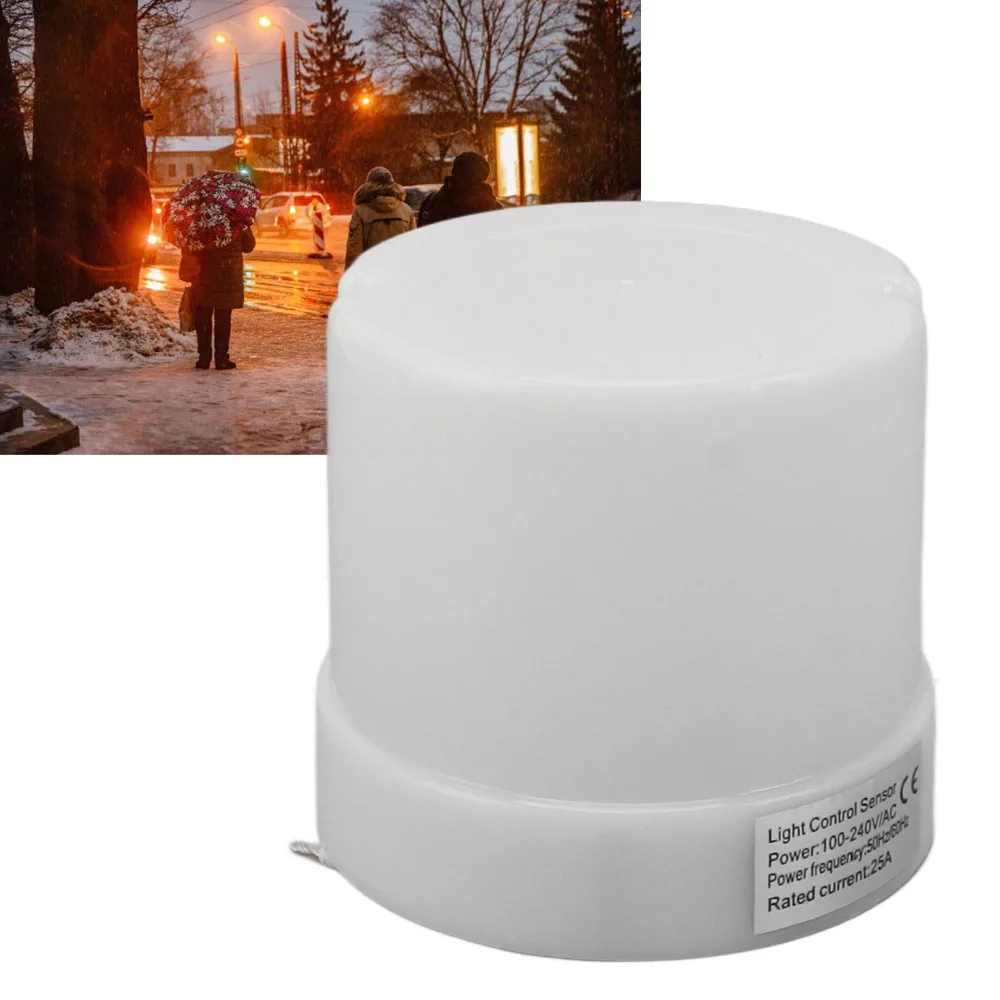 Easy 100-240V Dusk Dawn Sensor 25A Ac110-120v Twist Lock Plug Photocell Light Outdoor