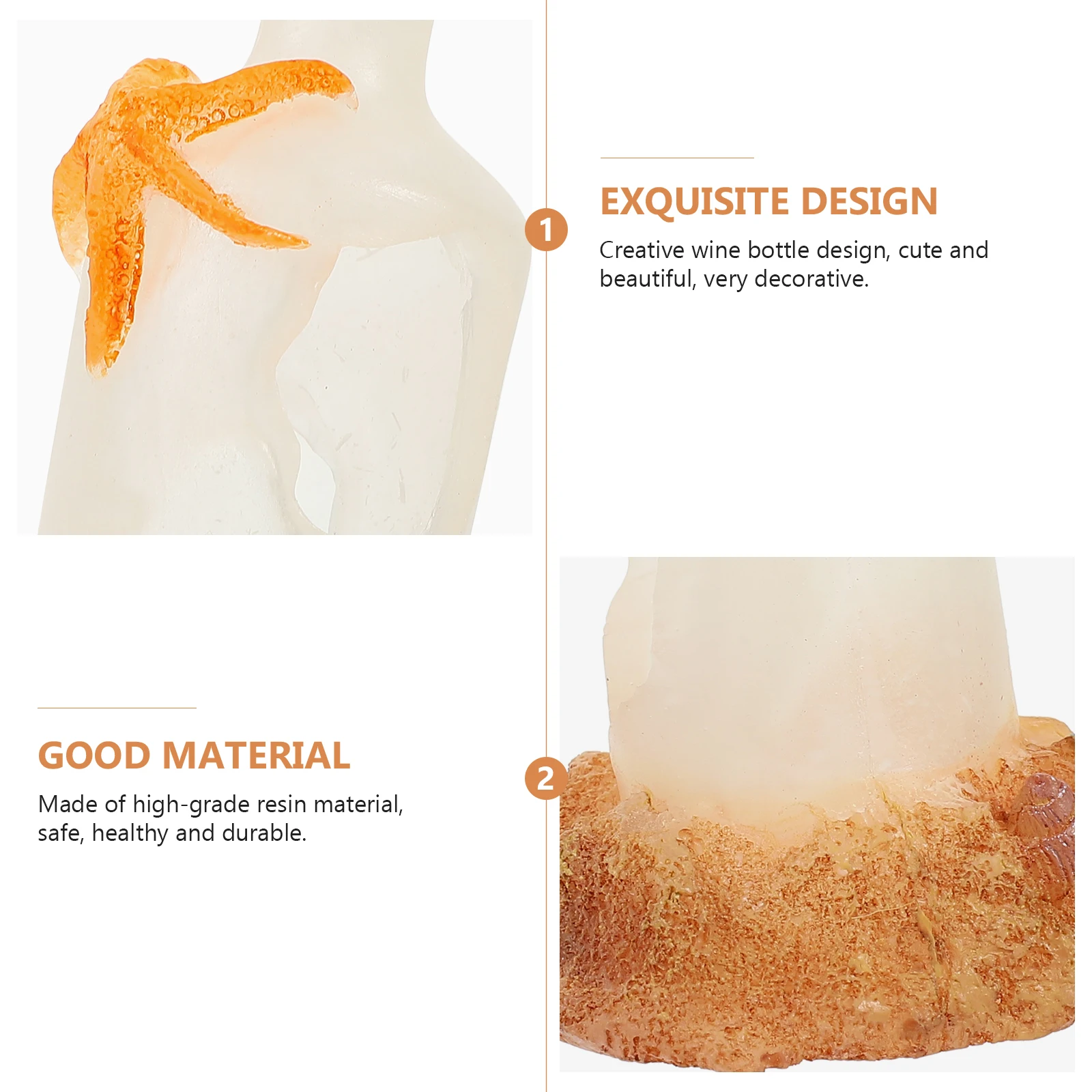 

Coral Aquarium Bottle Decor Resin Ornament Fish Tank Decoration Delicate and Elegant for Living Room Bedroom Desktop Use