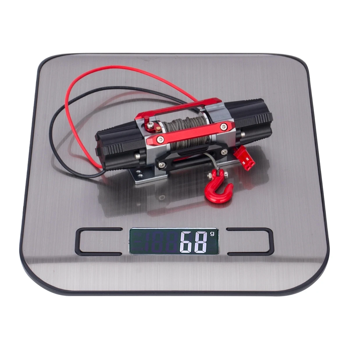 Metalowa podwójna wciągarka symulowana do modeli RC Crawler 1/8 1/10 TRX4 SCX10 Traxxas Redcat