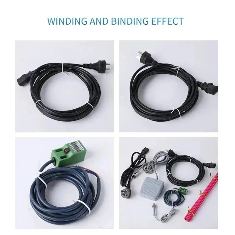 Multifunction Automatic Small Cable Wire Winding And Binding Machine Intelligent Data Cable Power Cord Tie Winder