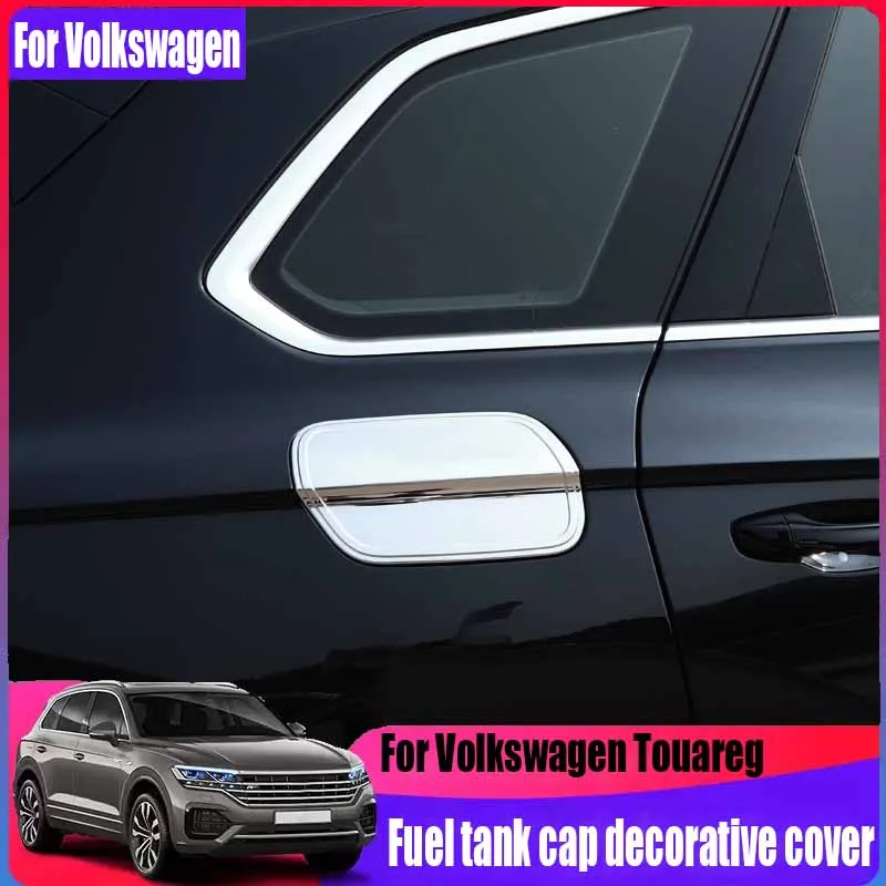 For Volkswagen Touareg MK3 2019-2024 fuel tank cap decorative cover car exterior decoration products fuel tank cap protection