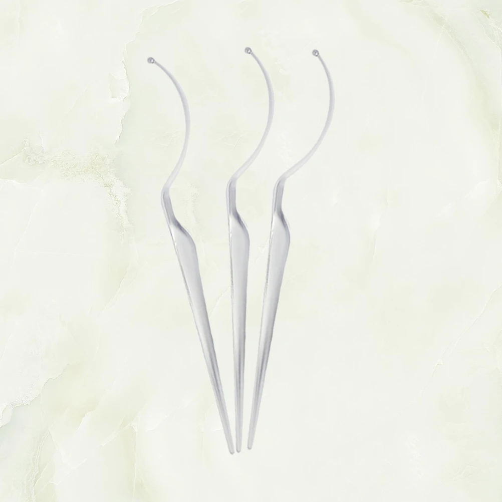 Herramienta de Ayuda para la Colocación de Pestañas, 3 Piezas, Exhibidor Transparente para Pestañas Postizas, Forma Personalizable, Accesorio de Maquillaje de Larga Duración