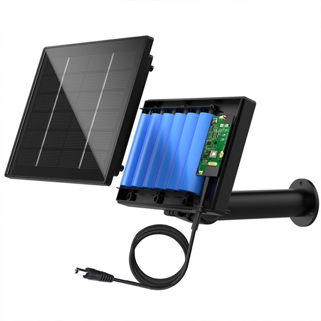 5V Solar Battery Charger For Security camera Portable Solar Power Bank With DC 5521 Output 4W Solar Panel Battery Charger