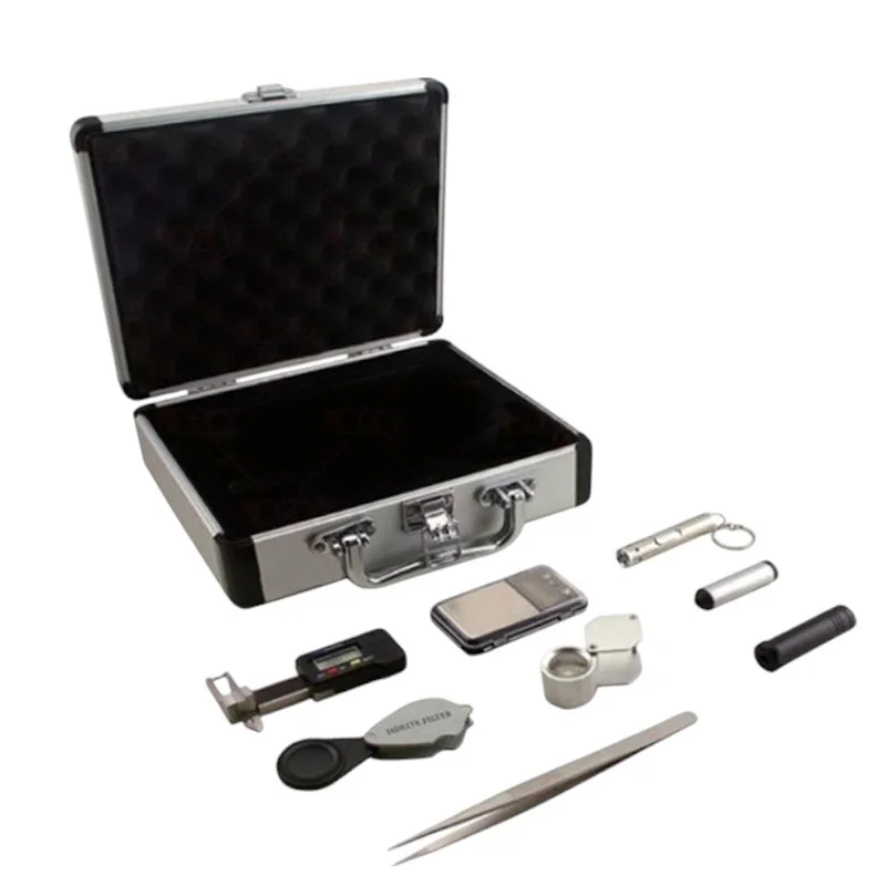 Portable Jewelry Equipment Box | Gem Tools Kit | Gold and Gem Testing Tool Set for Jewelers