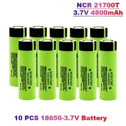 21700 Battery Rechargeable Battery 3.7V 4800mAh 50A Power Li-ion High Discharge Batteries for Electrical Tools+charger