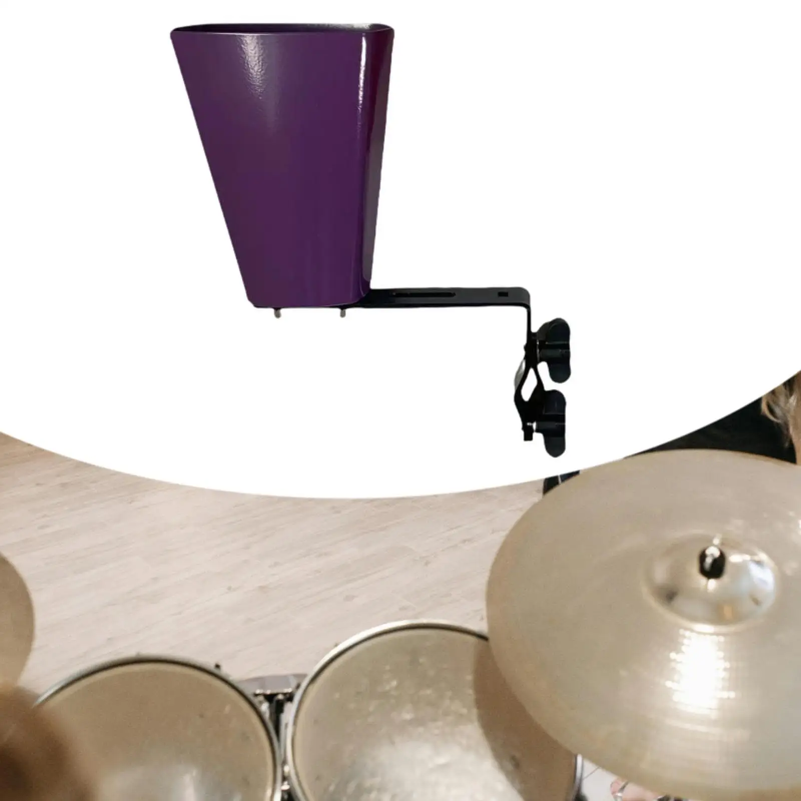 

Ковбелл с зажимом 7-дюймовая ручная перкуссия для бейсбольных спортивных мероприятий на день рождения