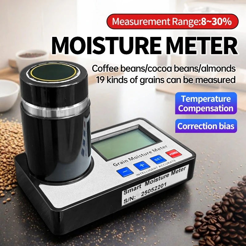 NEW  Grain Moisture Tester GM006 Moisture Tester Coffee Bean Grain Moisture Tester