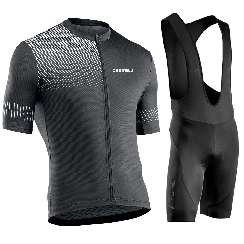 New Cycling Jersey Set Short Sleeve for Men's Breathable Bike Cycling Jersey Set Bicycle Pro Team Summer Cycling Clothing 2026