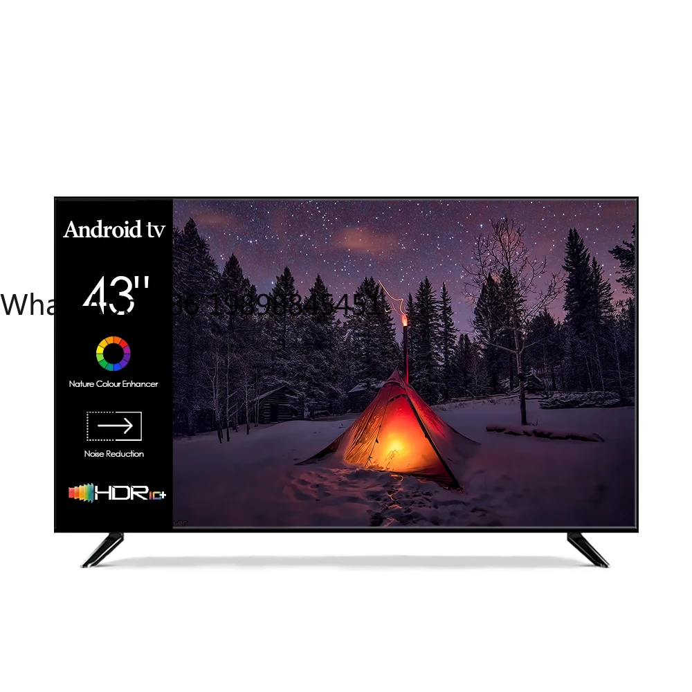 

China Factory 43 Inch LED Panel 4K Ultra HD LED LCD TV De 55 65 75 Pulgadas Smart TV