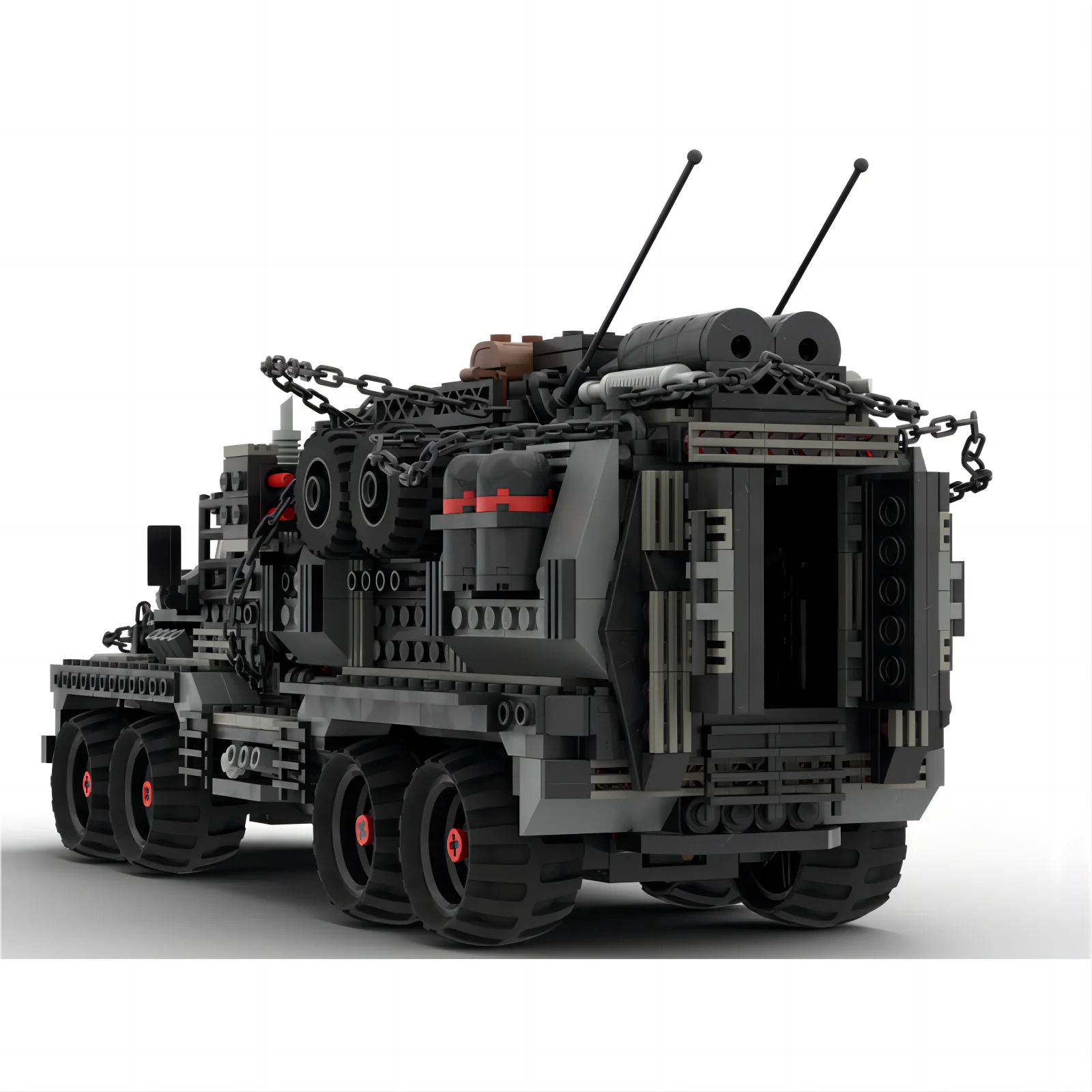 Suitable for MOC116001 Doomsday Wasteland Truck Vehicle Crazy Wheat Field Assembled building block