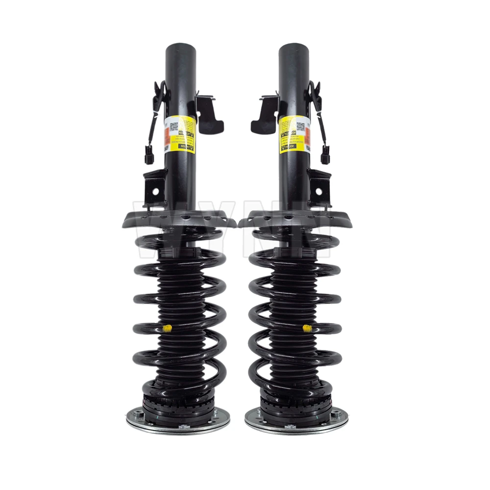 Pair Front Left Right Shock Absorber Strut Suspension w/Electric for Land Rover Range Rover Evoque LR070927 LR024444 LR024437