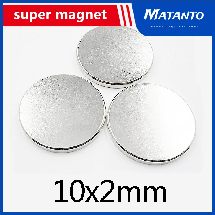 

20/30/50pcs 10x2 mm Round Powerful Magnet Fridge Bulk Sheet Neodymium Disc Magnet 10x2mm Permanent NdFeB Strong Magnets