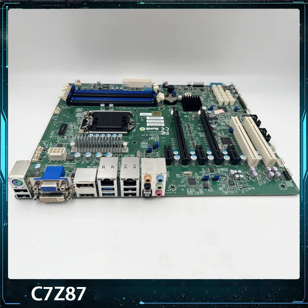 

Workstation Motherboard C7Z87 4th Generation i3 i5 i7 Series LGA1150 DDR3 PCI-E 3.0 SATA3
