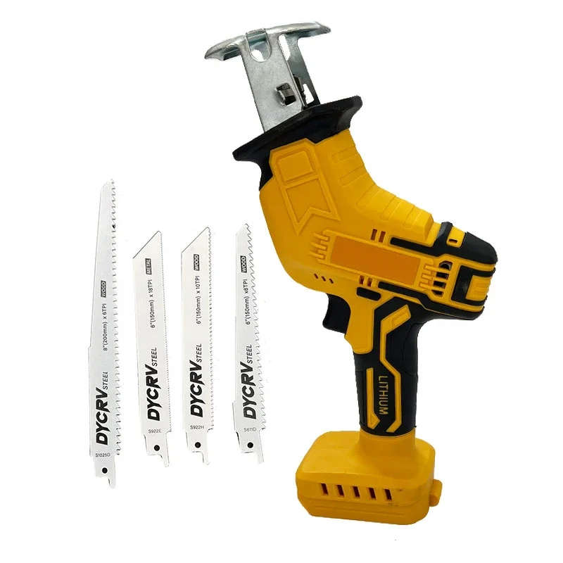 Fit DEWALT Compatible 2800RPM Cordless Reciprocating Saw 20V Brushless Electric Multifunctional Power Tool for Metal Wood Pipe C