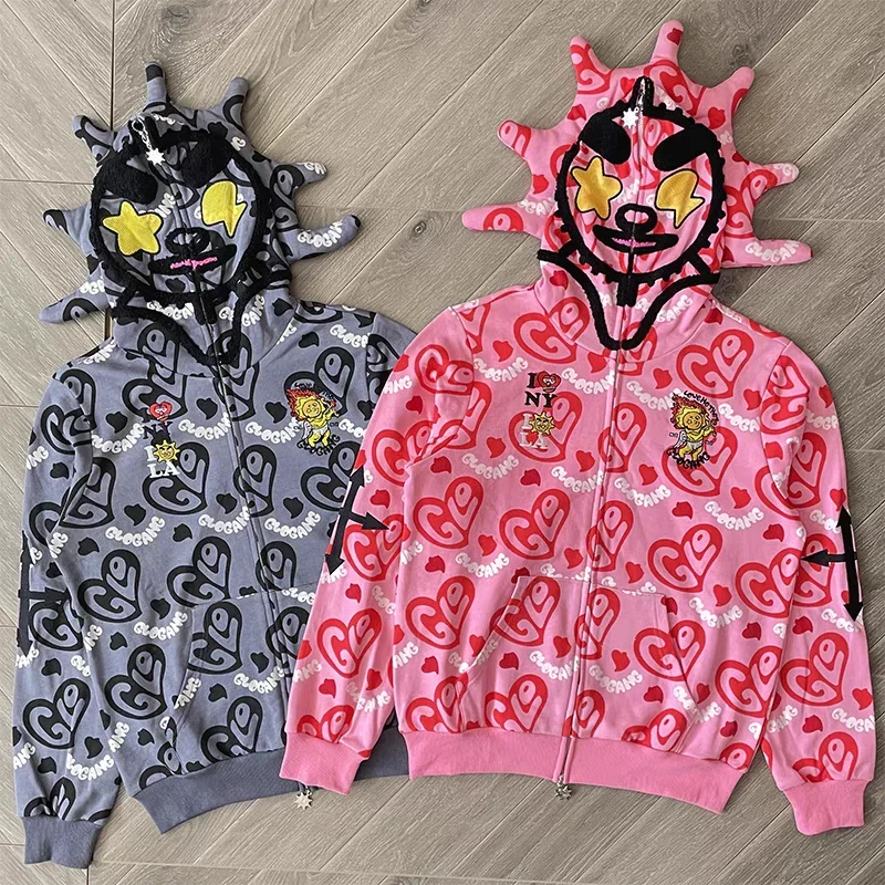 2025fw Glo Gang The Glory Full Zip Hoodie Men Women 1:1 High