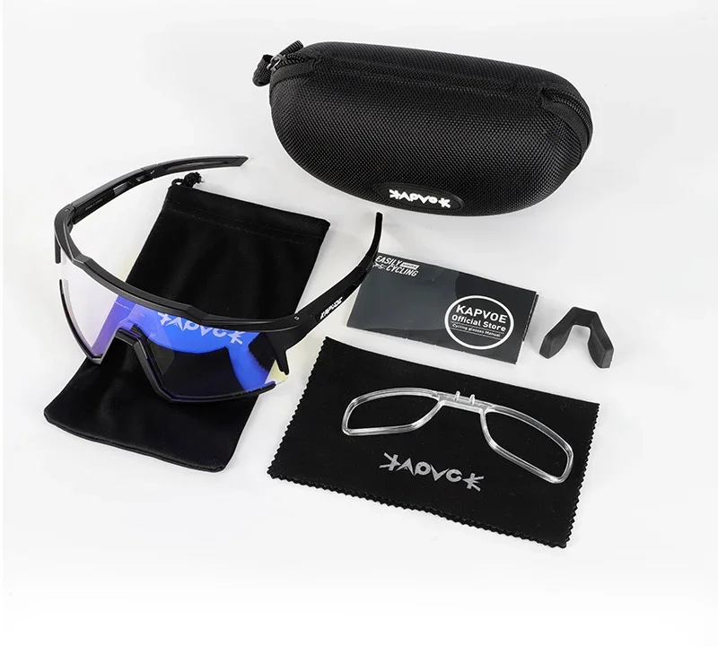 Kapvoe Photochrome Fahrradbrille UV400 MTB Klar Mountainbike Übergang Fahrrad Sonnenbrille für Männer Frauen Sportbrillen – Detail 19