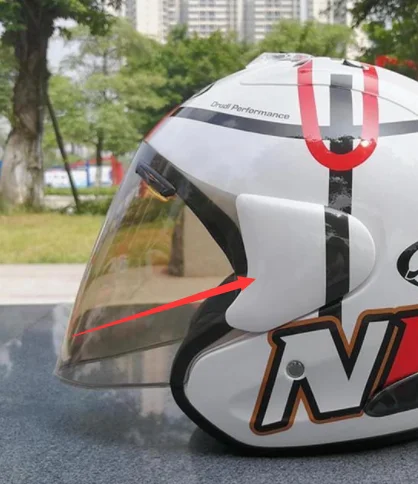 Helmet Parts For Arai 3/4 Helmet Sz-ram3 Hermonza Lens Helmet Visor Black Clear Tan Fixed Base Inlet Trim Capacete Accessories