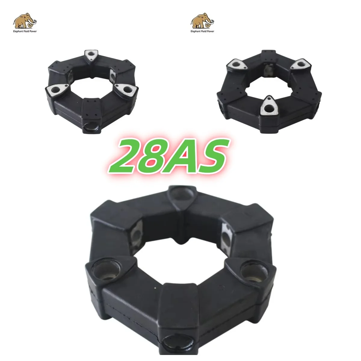 

New Hydraulic Pump Parts, Flexible Rubber Coupling 28AS for sale