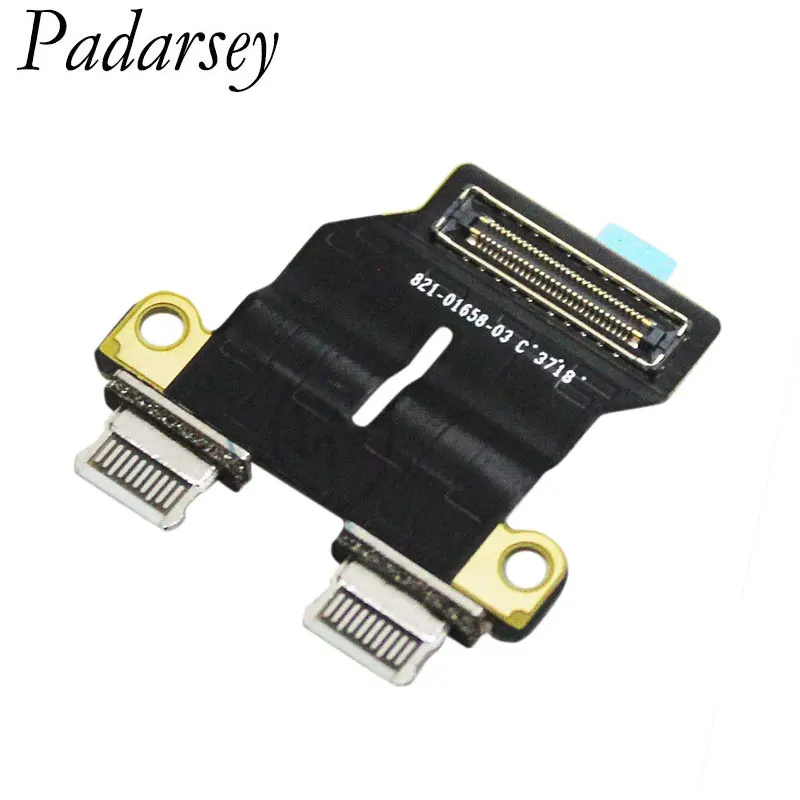 Padarsey DC Power Jack USB-C we/wy wymiana kabla Flex dla MacBook Air 13 "A1932 2018 A2179 A2337 2018-2020