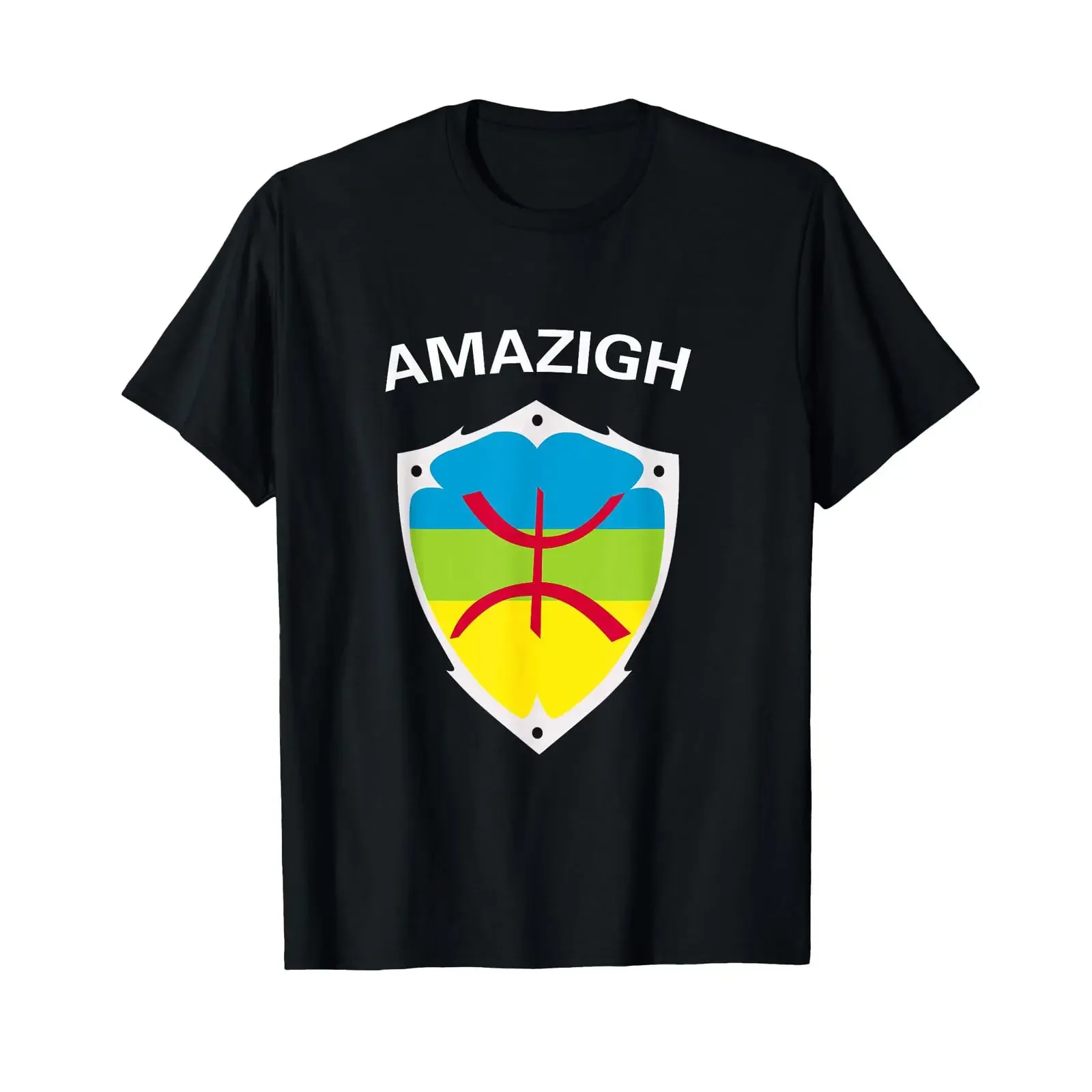 Amazigh Flag Berber Kabyle Heritage T Shirt black vintage Washed Stylish Top For Everyday Wear homme streetwear fashion