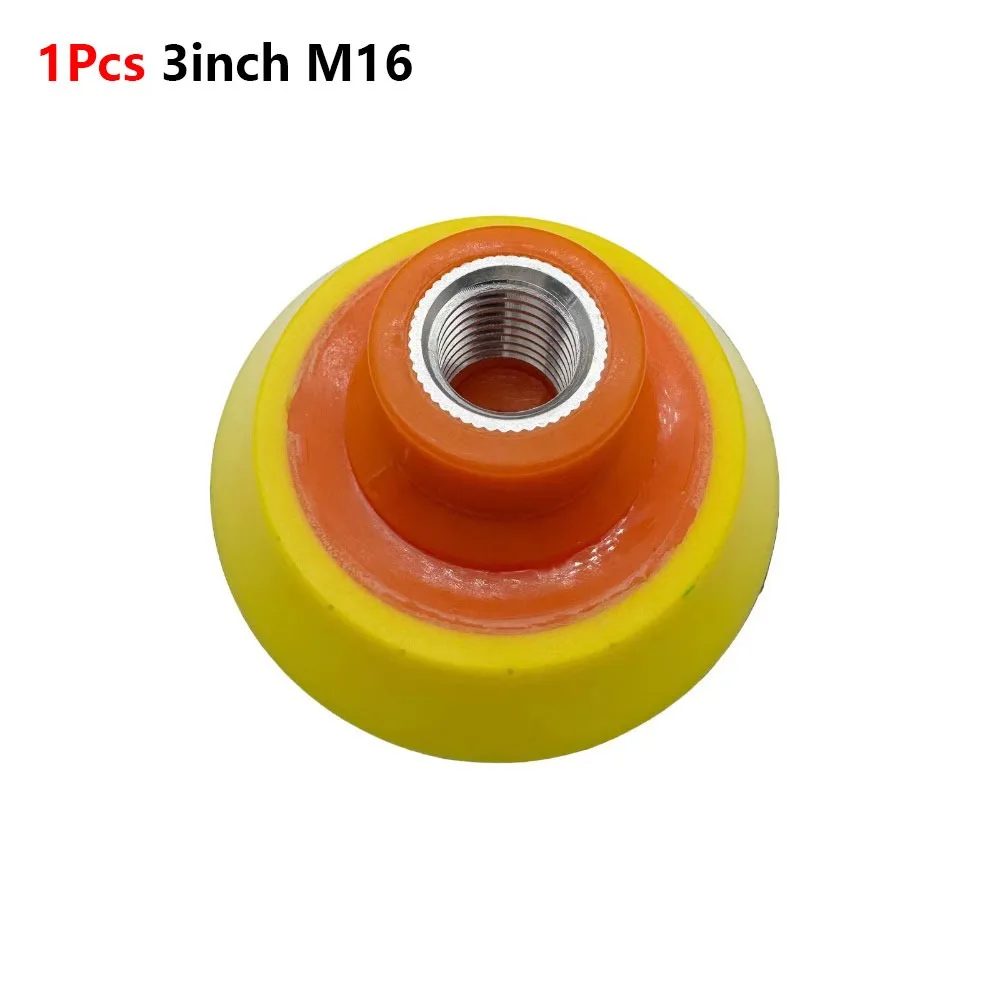 1Pcs 2-7 Inch Universal Backing Plate Plastic And Metal Hook And Loop Fastener Sanding Pad Backer M10 M14 M16 Thread