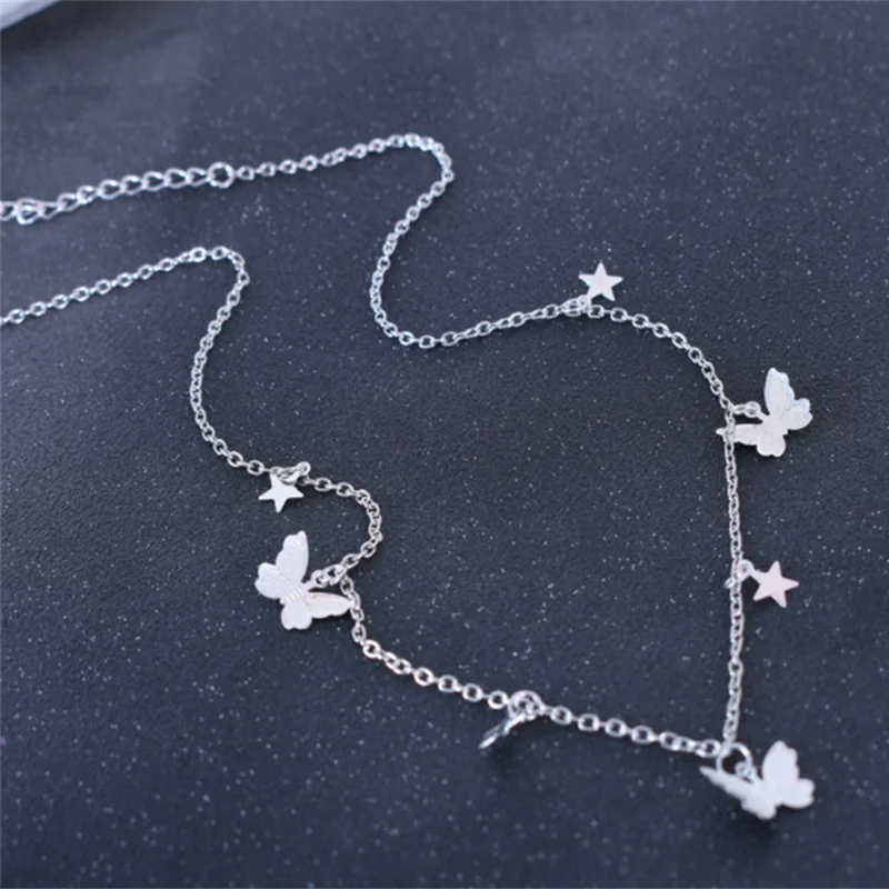 New Butterfly Pendants Neckalces for Women Short Chain Star Neckalce Sexy Neck Accessories Fashion Jewerly Gifts image 3