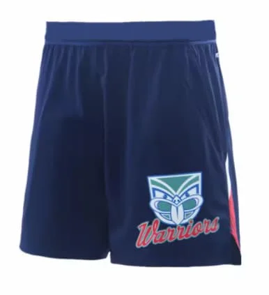 New Zealand Warriors NRL Rugby Shorts, schnelltrocknend, elastischer Bund, Trainingshose, Warriors-Logo-Druck, atmungsaktiv, Sport-Fan-Bekleidung – Detail 1