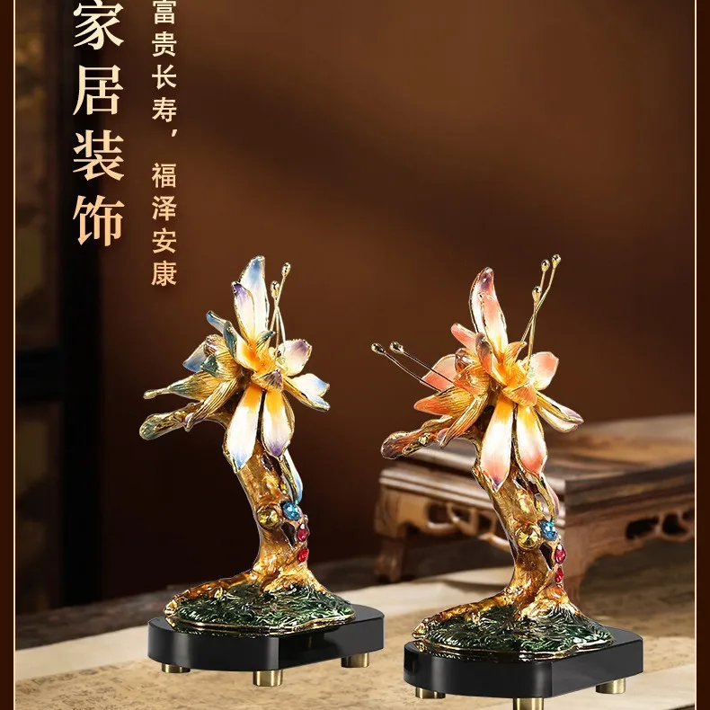 DSA high value creative crystal enamel color desktop decorative ornaments wholesale