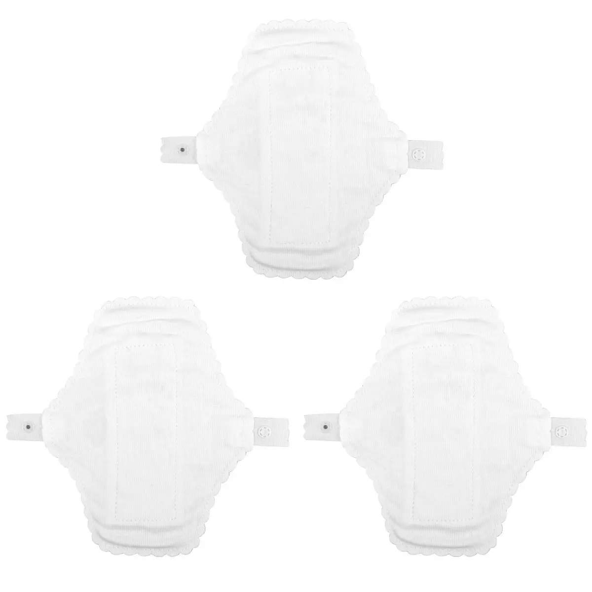 

3 Pcs Menstrual Cloth Sanitary Napkin Washable Pad Reusable Pads Leak Proof Underpants Cotton Clothes