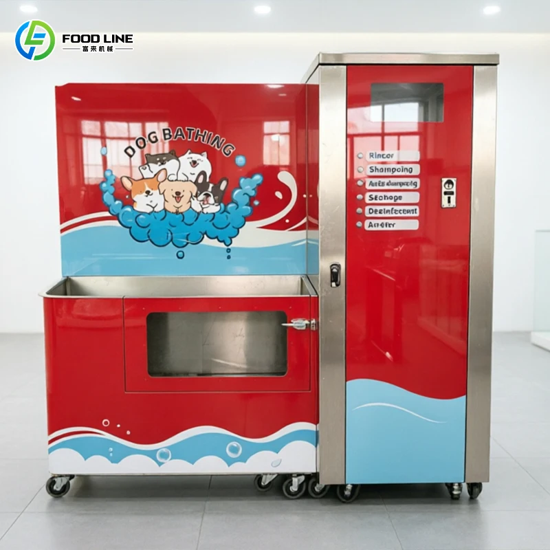Dog cat Pet Washing Machine Square Stainless Steel Pet Washing Machine
