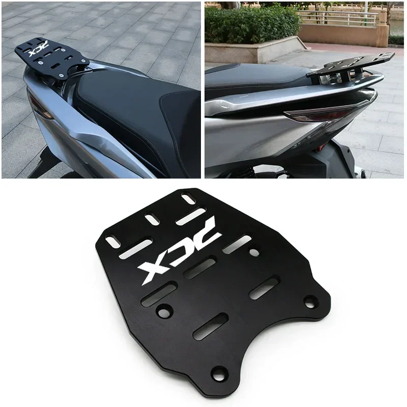 Motorcycle Accessories Supplies for Honda PCX160 PCX 160 2014-2023 2020 2022 Modified Aluminum Rear Shelf Racks Luggage Carrier