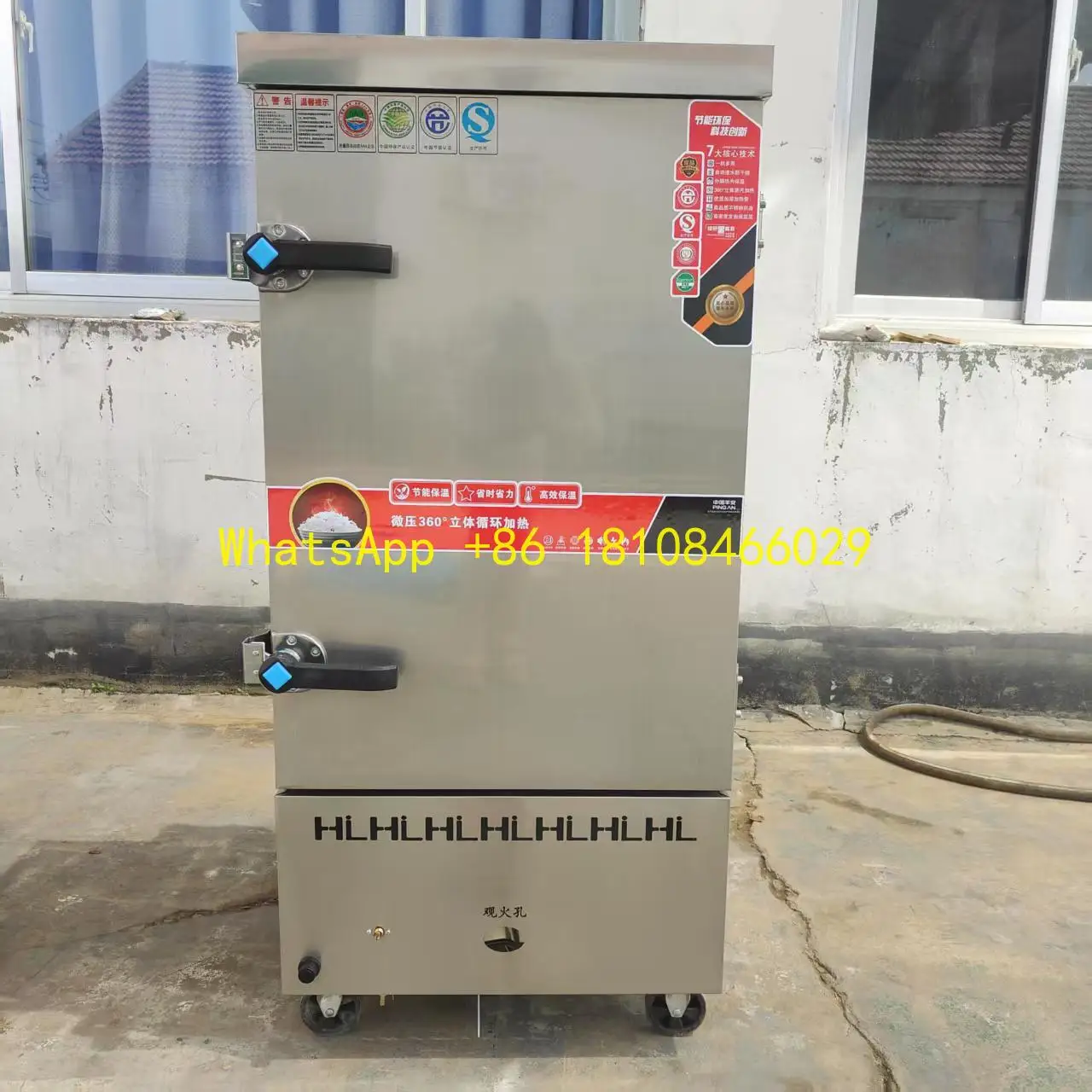 

Cafeteria Rice Buns Buns Large Small Automatic Gas Steamer Cabinet Commercial Electric Steamer Kitchen