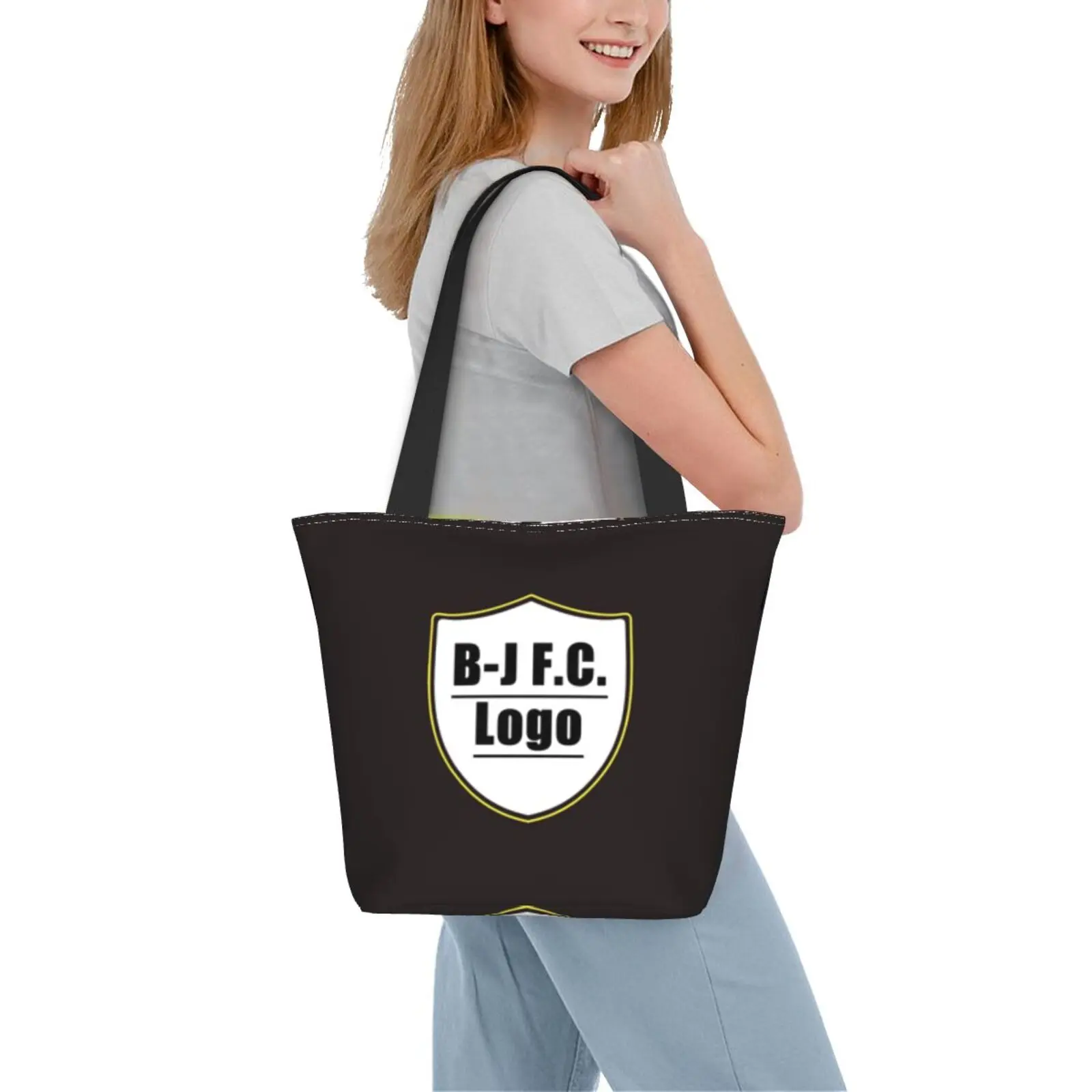 Israel Beitar Jerusalem FC 3 Star Tote Bag Shopping Grocery Bags with Zipper Men Women Kids Football Club Soccer Team