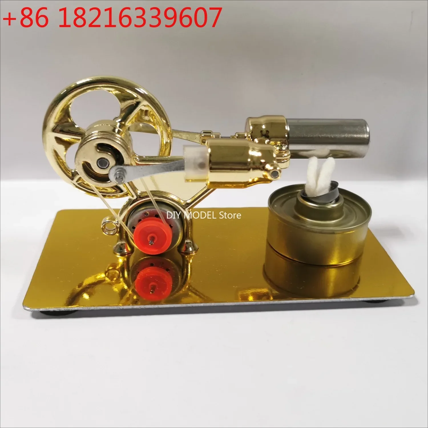 TAO Stirling Engine Generator Steam Engine Metal Mechanical Model Physics Experiment Fluid Dynamics Teaching Aid