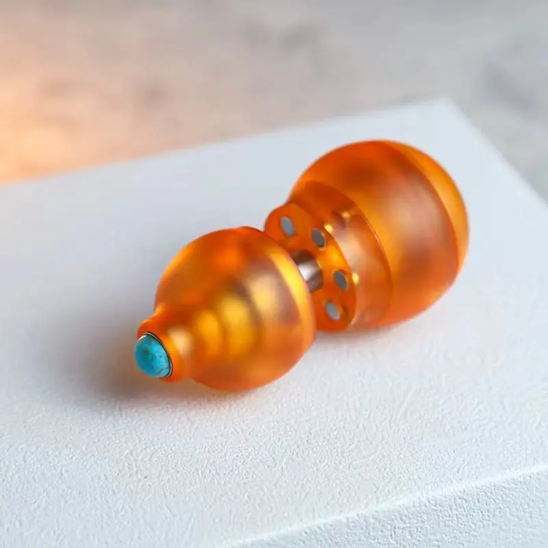 Pmma calabaza Fidget juguete EDC calabaza de la suerte Spinner de la yema del dedo juguete multifuncional personalizado para aliviar el estrés juguete para TDAH juguete de oficina