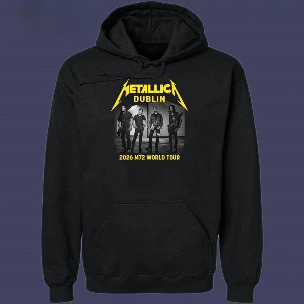 New Sale Metallica M72 Dublin, Ireland 2026 Band Members World Tour Round-neck Hoodies and Hoodies