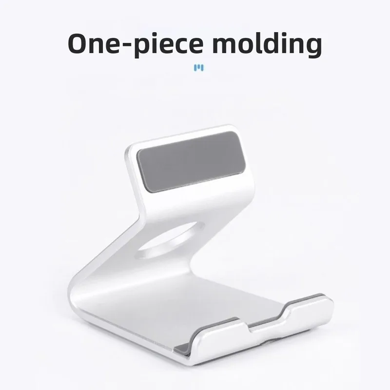 One‑Piece Metal Phone Stand, Minimalist Portable Desktop Holder for Phone Tablet, Hands‑Free for Office & Binge‑Watching