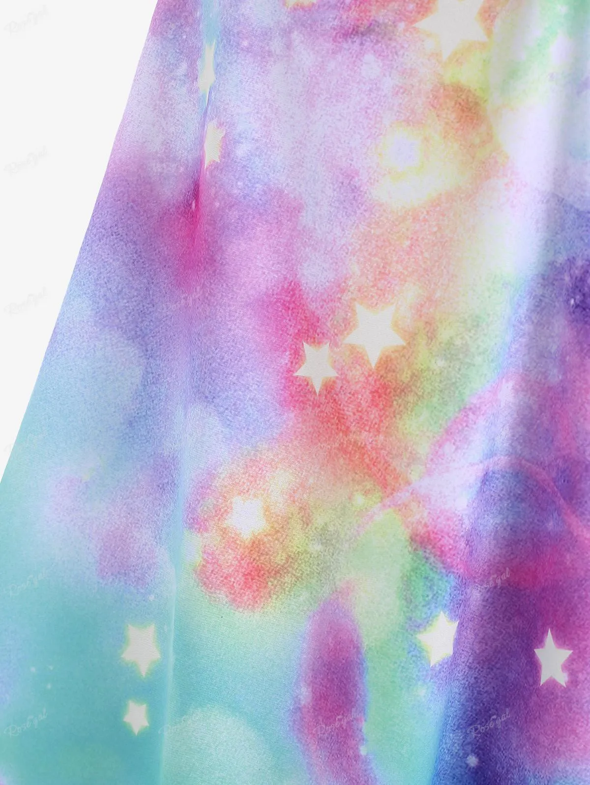 بدلة سباحة نسائية من ROSEGAL بمقاس كبير ومطبوعة بنجوم Galaxy Moon مطبوعة من Boyleg Tankini