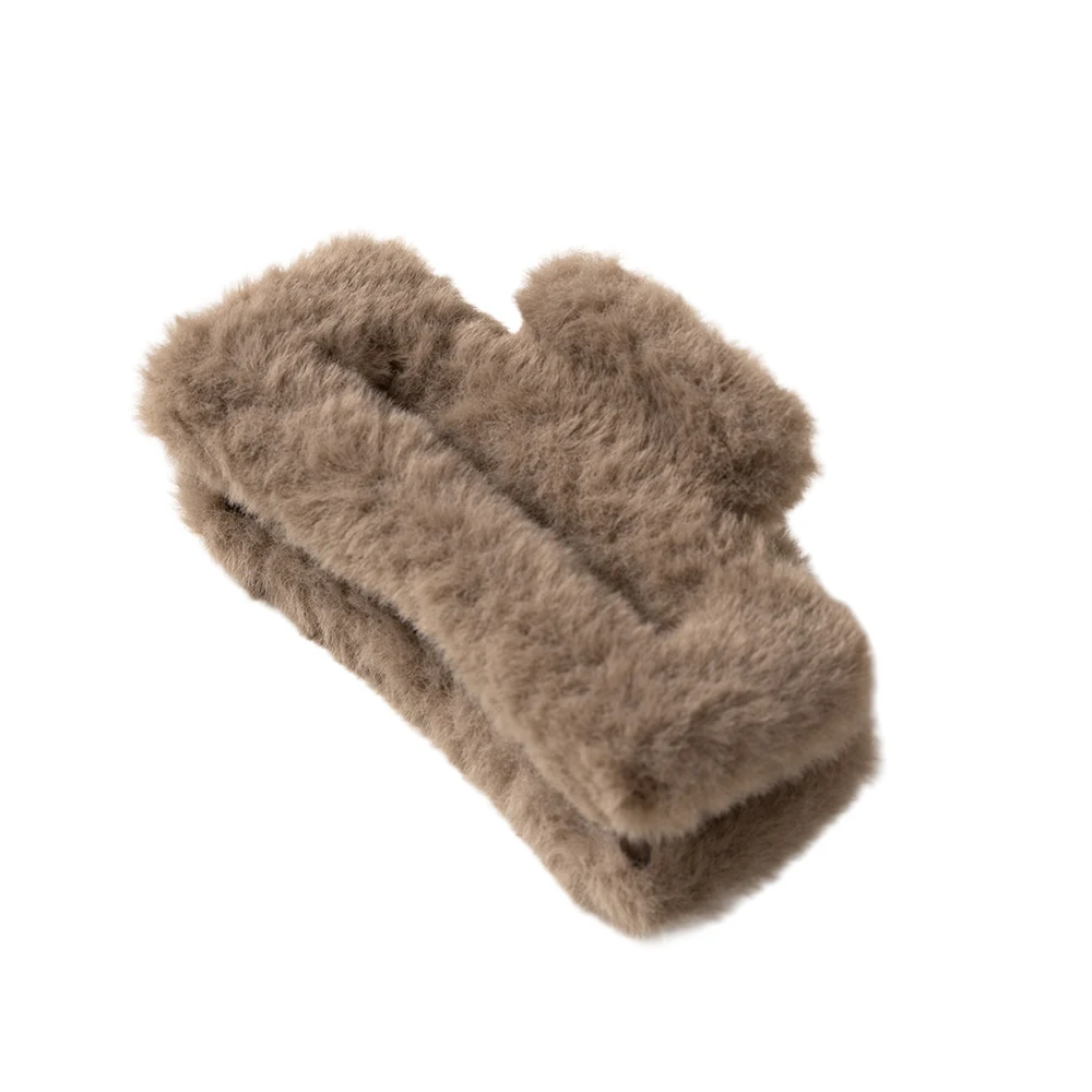 10,5 cm Koreańskie pluszowe plastikowe pazury do włosów Krab Słodka spinka do włosów Duża spinka do włosów Kobiety Dziewczyny Kucyk Moda Akcesoria do włosów — zdjęcie 2