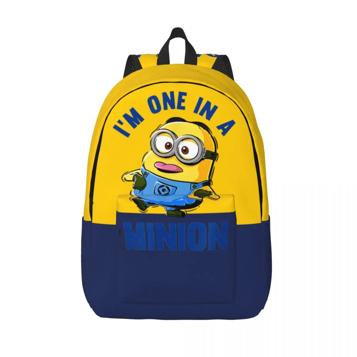 Bolsa de ordenador portátil de gran capacidad, Minion, regalo de cumpleaños para niña y niño, bolsa para portátil de gran calidad, senderismo