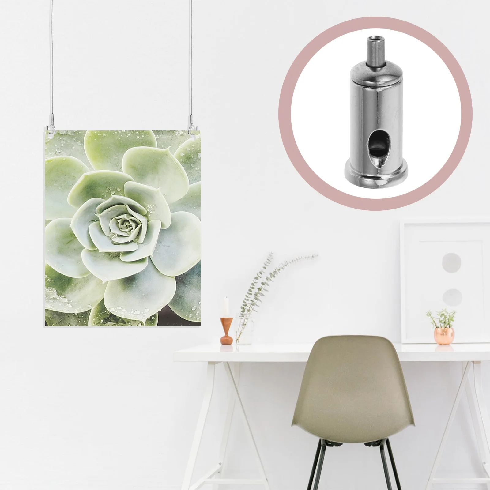 

8Pcs High Strength Wire Rope Clamp Adjustable Tension Holder for Lighting Rope Outdoor Billboard Cable Fastener