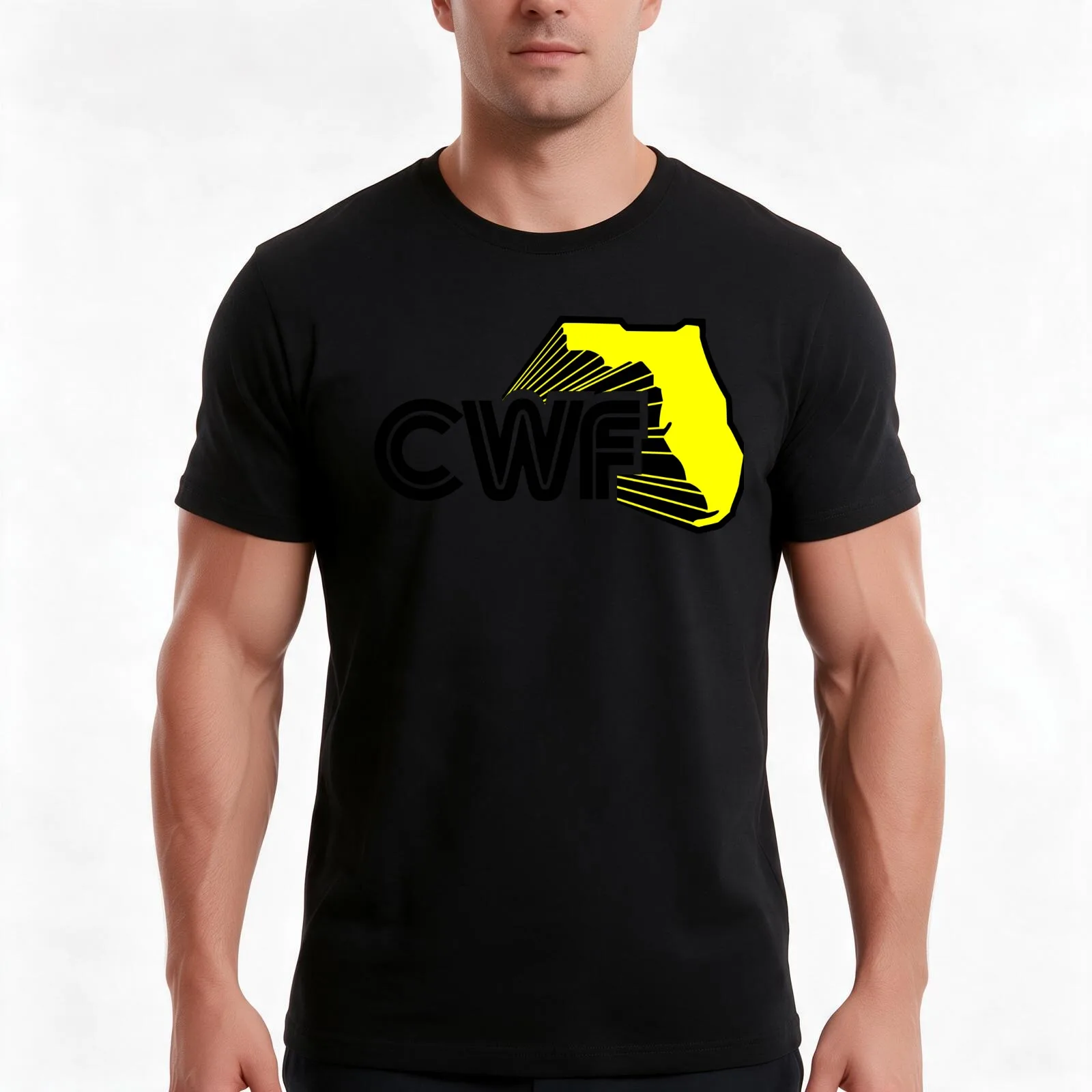 Championship Wrestling from Florida T-Shirt, Summer Casual Cotton Tee, Oversized Streetwear Tops, Vintage Graphic Print
