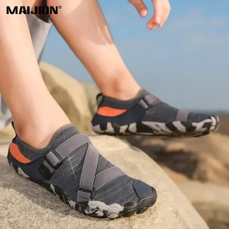 Unisex Aqua Shoes Quick Drying Non-slip Breathable Drainage Beach Surfing Fishing Boating Kayaking Rafting Water Sports Shoes