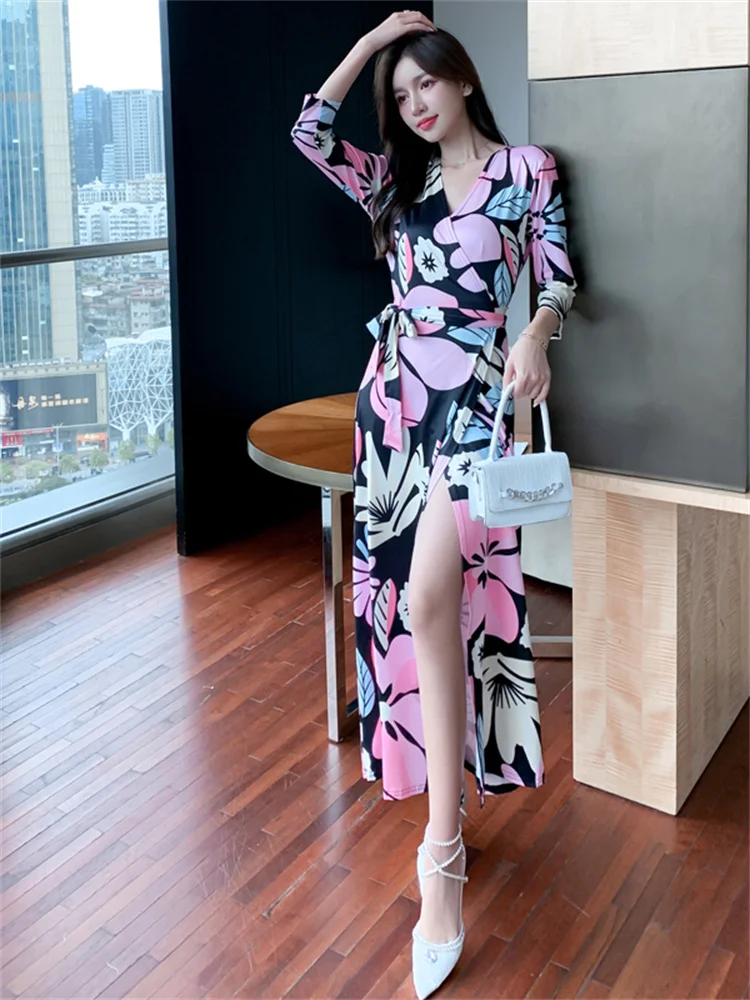 Summer Women Dress Bodycon Evening Female Vintage Party Beach Women Dresses Girl Casual Vestido Prom Sexy Skinny Y2K Print Robe