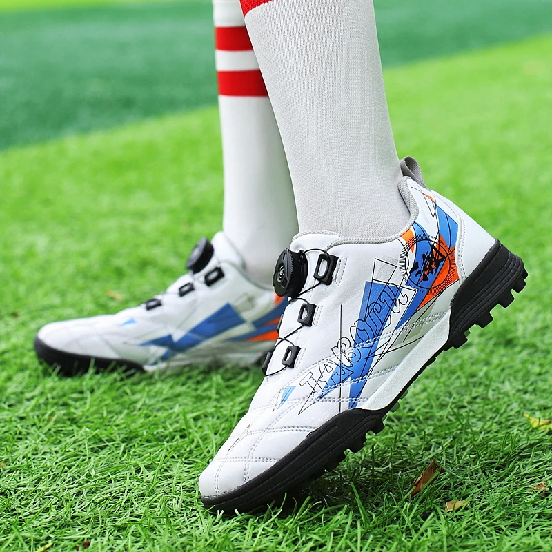 Kids Football Boots Original Indoor Training Flat Soccer Shoes Professional Children Adolescents Cleats Football Sneakers