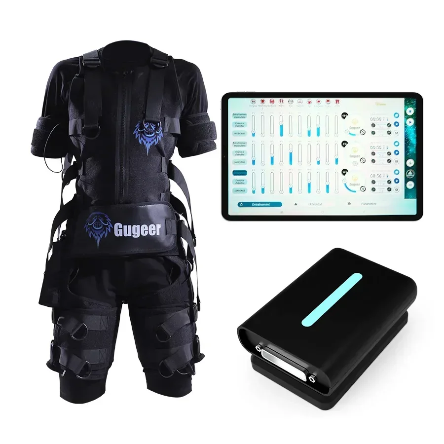 full body suit electro stimulator wireless training to build muscle ems fitness studio suit